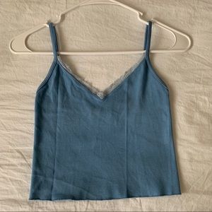 sold brandy melville blue nicolette tank